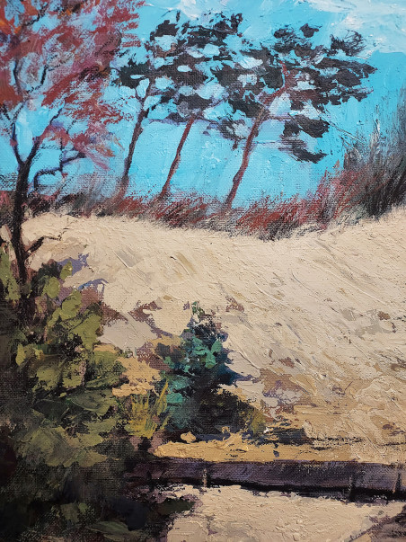 Among the dunes original painting by Eugis Eidukaitis. Home