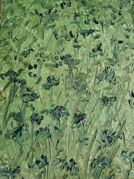 Cornflowers original painting by Kristina Česonytė. Home