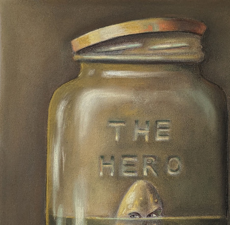 Heroes of the Last Act original painting by Irena Kavaliauskienė. Still-Life