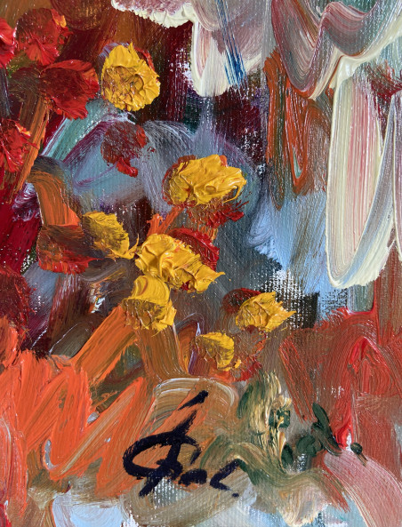 Autumn Bouquet original painting by Yuna Galejeva. Home