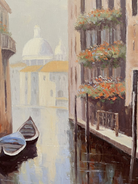 Venice original painting by Rimantas Virbickas. Home