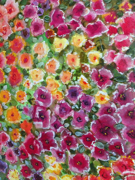 Colors of Spring original painting by Inesa Škeliova. Home