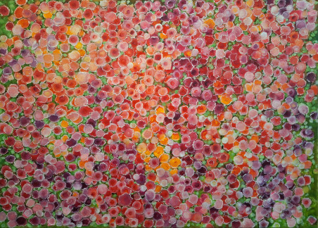 Colors of Spring 3 original painting by Inesa Škeliova. Home