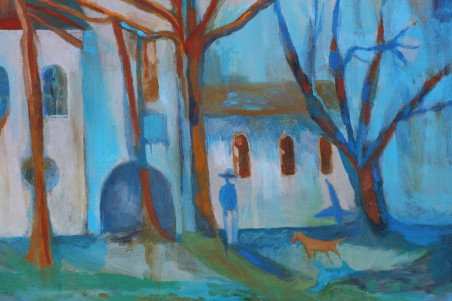 In the Park original painting by Aurelija Kairytė Smolianskienė. Home