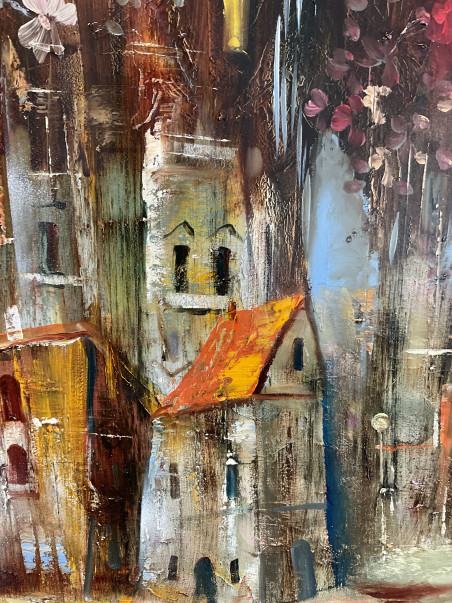 Grow a tree, build a house... original painting by Alvydas Venslauskas. Fantastic