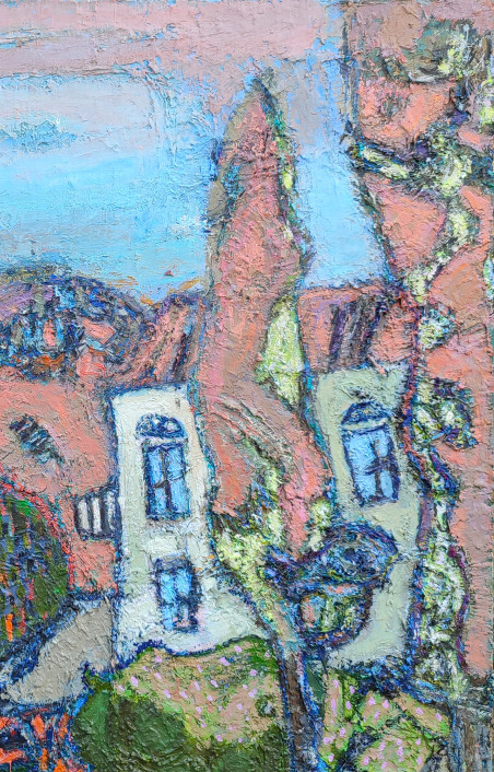 City Motif original painting by Natalia Yanekina. Home