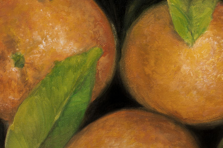 Tangerines original painting by Giedrė Anuškevičiūtė. Contemporary Art