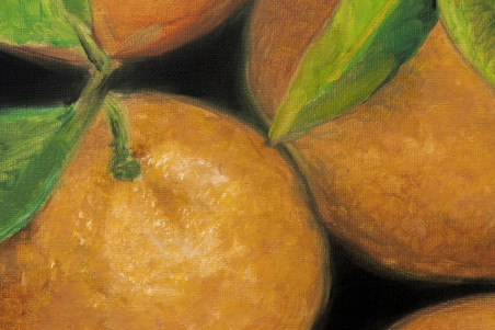 Tangerines original painting by Giedrė Anuškevičiūtė. Contemporary Art