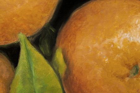 Tangerines original painting by Giedrė Anuškevičiūtė. Contemporary Art