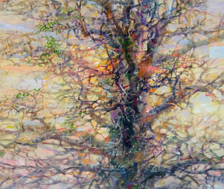 Oak Tree original painting by Jonas Šidlauskas. Picked landscapes