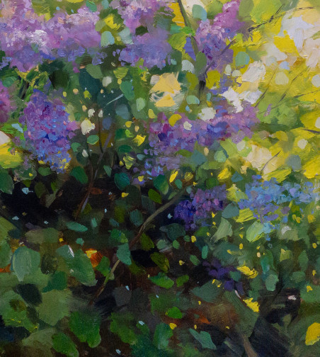 Summer Pulse original painting by Alexander Jerochin. Flowers