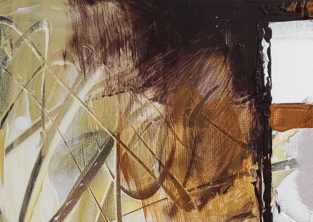 SIXTH SENSE original painting by Eglė Stripeikienė. Abstract Paintings