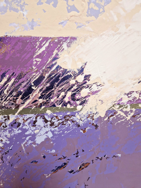 VIOLET PASSION original painting by Eglė Stripeikienė. Abstract Paintings