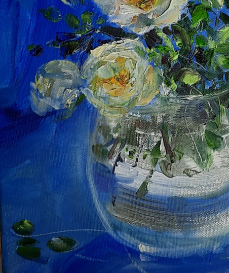 Parfume 3 original painting by Vilma Vasiliauskaitė. Still-Life