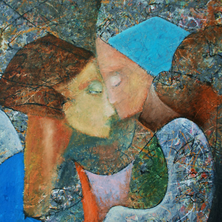 Tenderness original painting by Rolandas Butkevičius. Fantastic