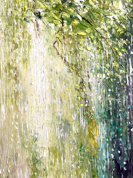 June Rain original painting by Nijolė Grigonytė Lozovska. Genres