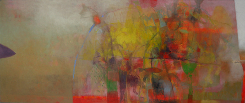 Temptations of Spring original painting by Giedra Purlytė. Abstract Paintings