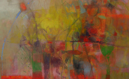 Temptations of Spring original painting by Giedra Purlytė. Abstract Paintings