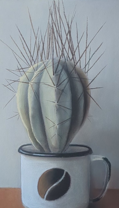 Spiky And Natural original painting by Irena Kavaliauskienė. Still-Life