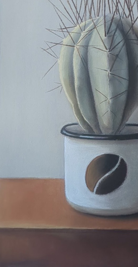 Spiky And Natural original painting by Irena Kavaliauskienė. Still-Life