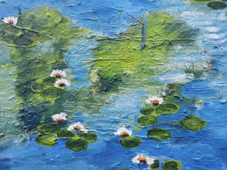 Lilies original painting by Gitas Markutis. Flowers