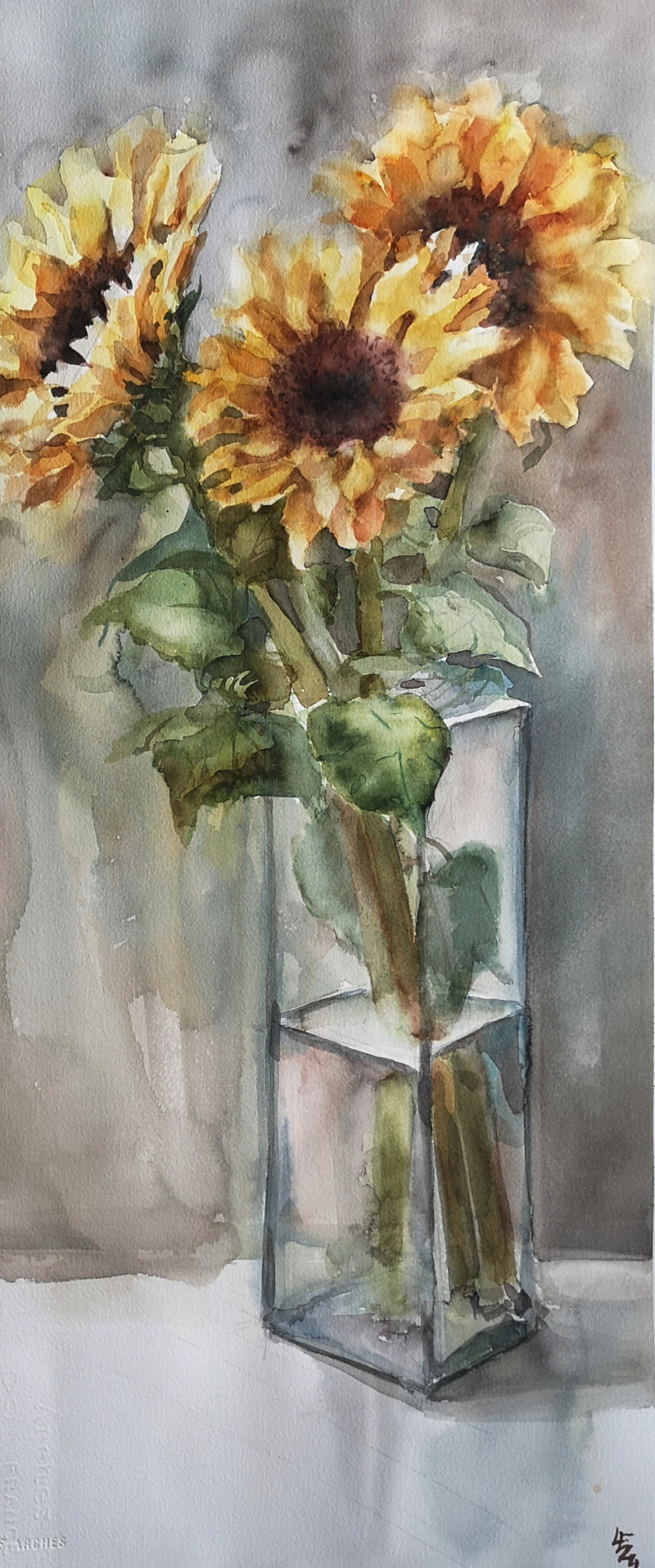 Gratitude original painting by Eglė Lipinskaitė. Still-Life