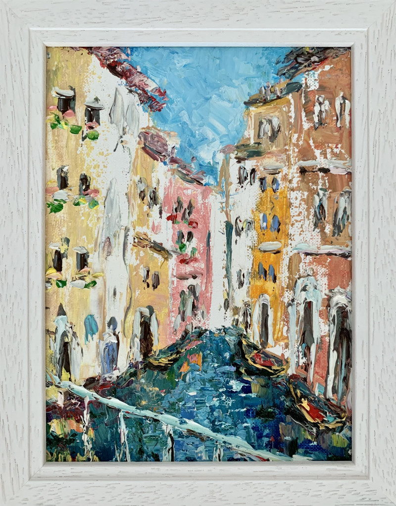 Colors of Venice original painting by Vilma Gataveckienė. Still-Life