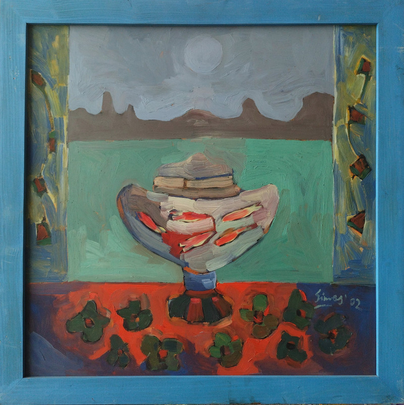 Dish With Fish original painting by Simonas Gutauskas. Still-Life