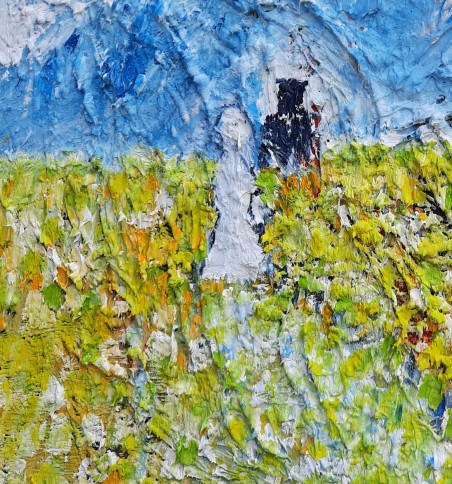 Two of Us original painting by Gitas Markutis. Lithuanian Landscape Paintings