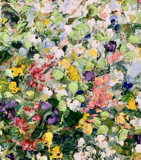 Meadow original painting by Vilma Gataveckienė. Flowers