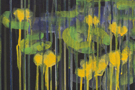 Nuphar original painting by Laura Aitmanė. Lithuanian Landscape Paintings