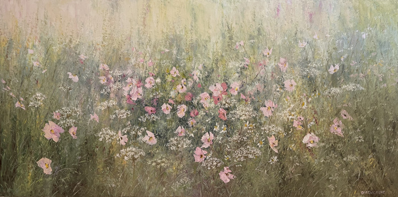 Subtle Tenderness original painting by Danutė Virbickienė. Lithuanian Landscape Paintings