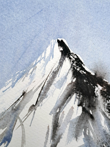 In the moutain original painting by Diana Timonina. Calm paintings