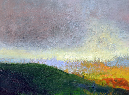 Morning Light original painting by Vytautas Laisonas. Lithuanian Landscape Paintings