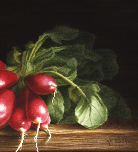 Only A Few Calories original painting by Arūnas Vilkevičius. Still-Life