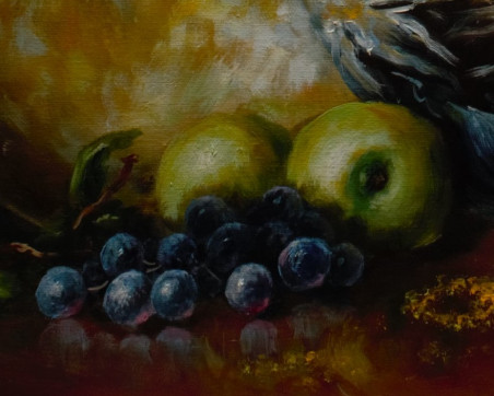 Autumn Mood original painting by Irma Pažimeckienė. Still-Life