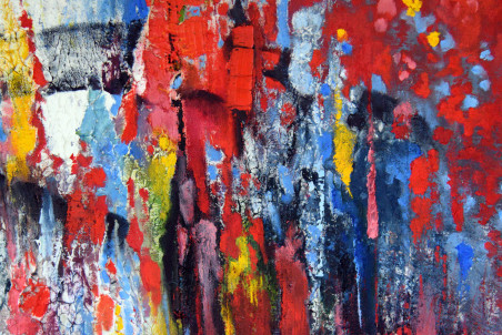 Mask original painting by Lina Urbanavičienė. Abstract Paintings