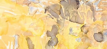 There. Among the Autumn Leaves original painting by Kristina Čivilytė. Abstract Paintings