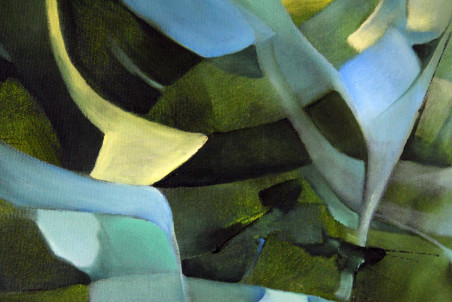 Walking Among the Grass original painting by Lina Urbanavičienė. Abstract Paintings