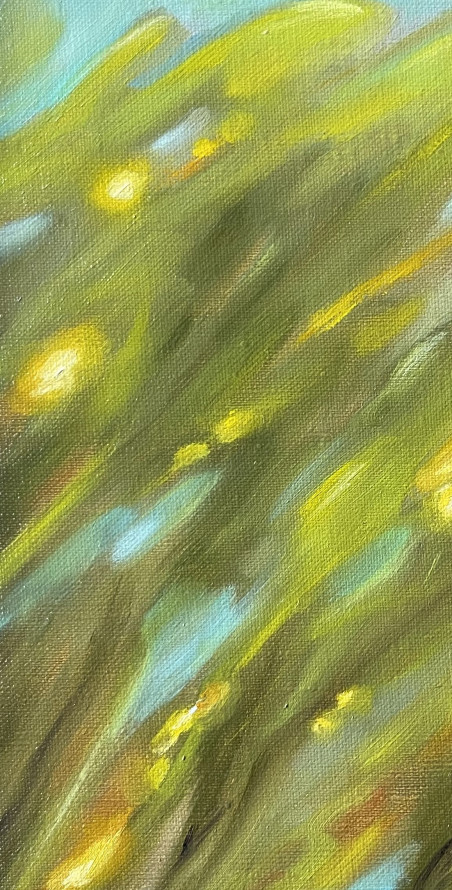 Light in the Tree original painting by Daiva Karaliūtė. Abstract Paintings