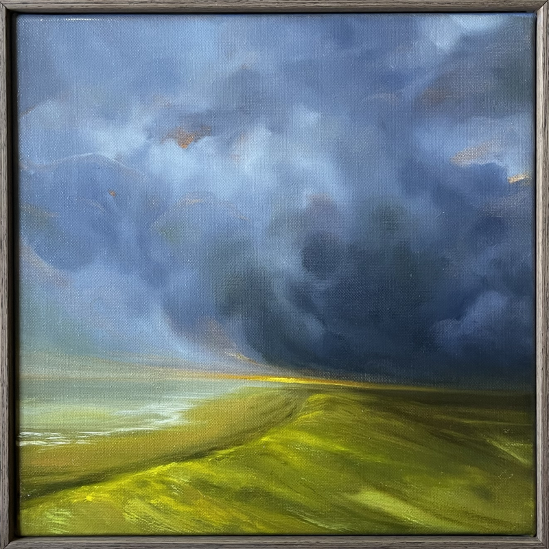 Summer Storm original painting by Daiva Karaliūtė. Contemporary Art