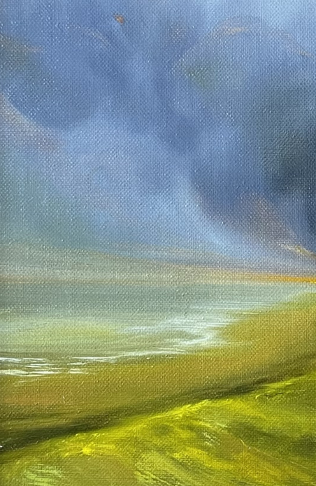 Summer Storm original painting by Daiva Karaliūtė. Contemporary Art