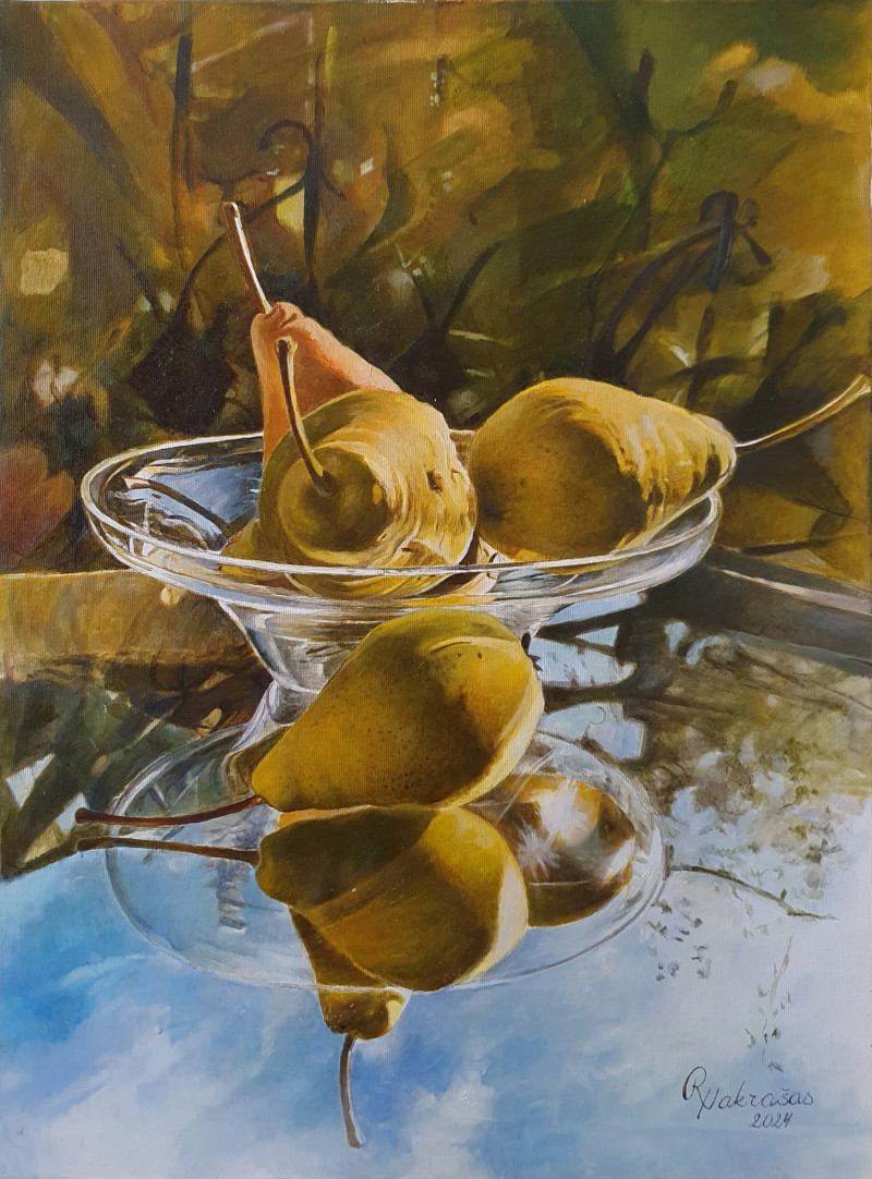 Ripe original painting by Rimas Nаkrašas. Still-Life