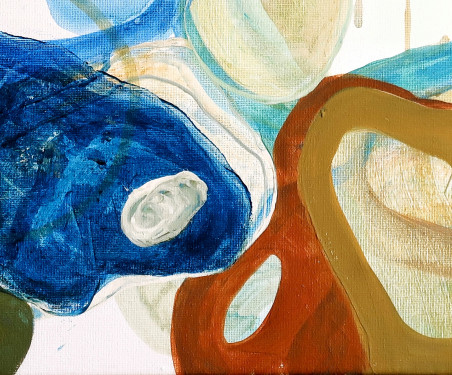 Under Water original painting by Vesta Vaitkutė. Abstract Paintings