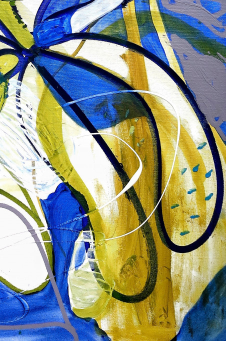 Algae original painting by Vesta Vaitkutė. Abstract Paintings