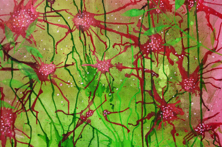 Nature's Neurons original painting by Orinta Klimaitė. Fantastic