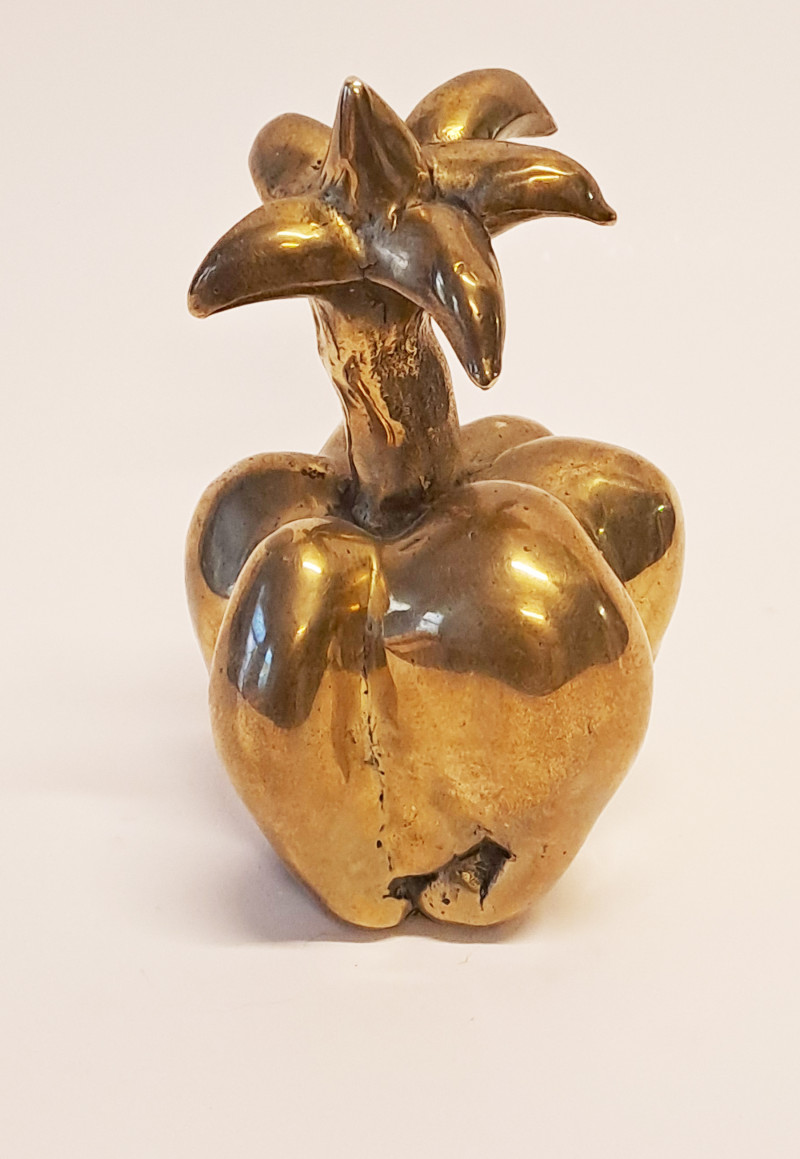 Golden Apple original painting by Marius Zavadskis. Sculptures