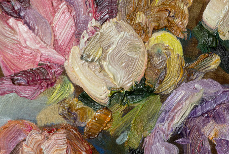 Bouquet No. 4 original painting by Vytautas Jūrevičius. Still-Life