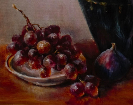 Mid-September original painting by Irma Pažimeckienė. Still-Life