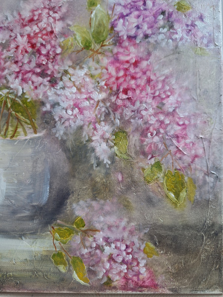 Tenderness 8 original painting by Inesa Škeliova. Still-Life